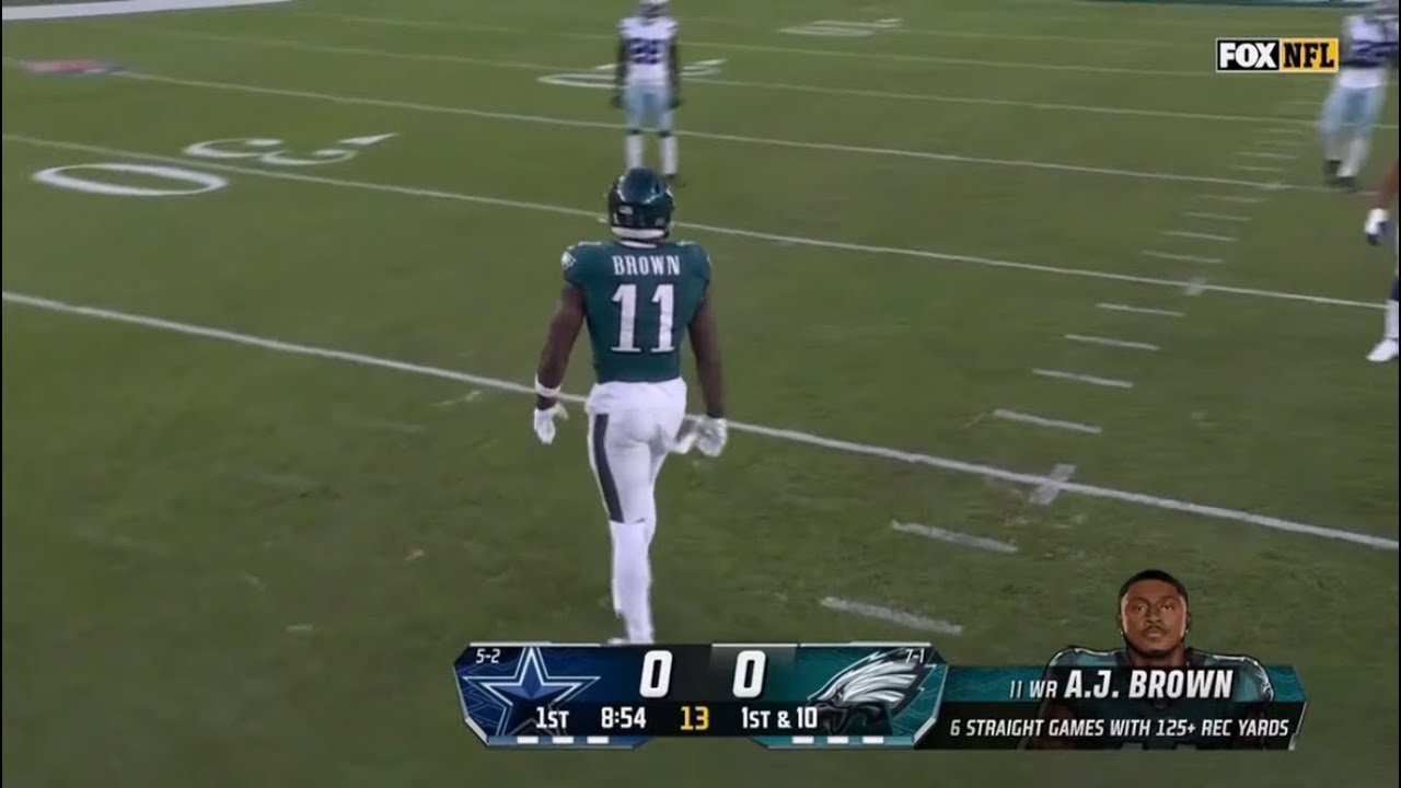 AJ Brown & DeVonta Smith vs DaRon Bland & Stephon Gilmore (2023 wk 9) | WR vs CB Matchup