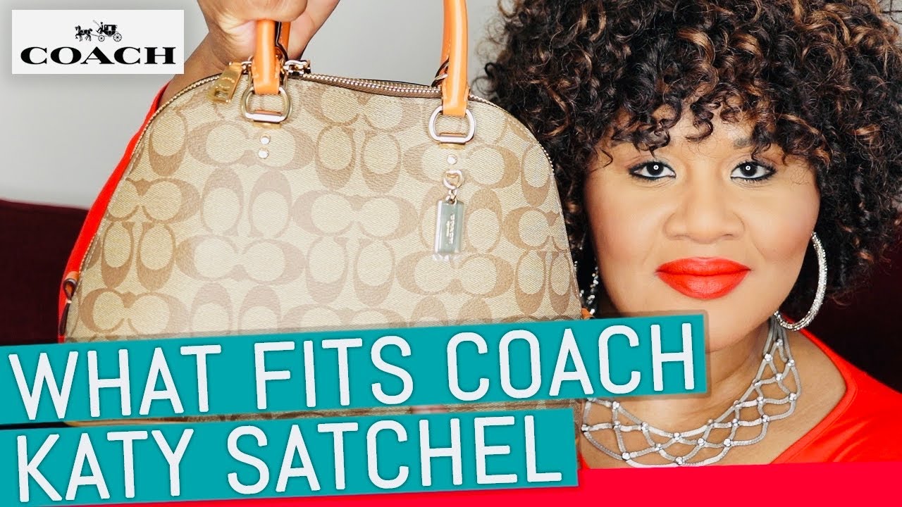Coach Katy Satchel | What Fits in My Bag