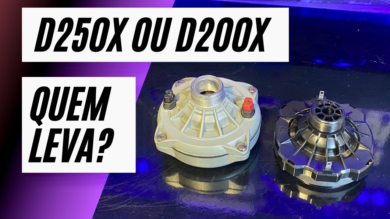TRETA DRIVER D200X VS D250X QUEM LEVA?