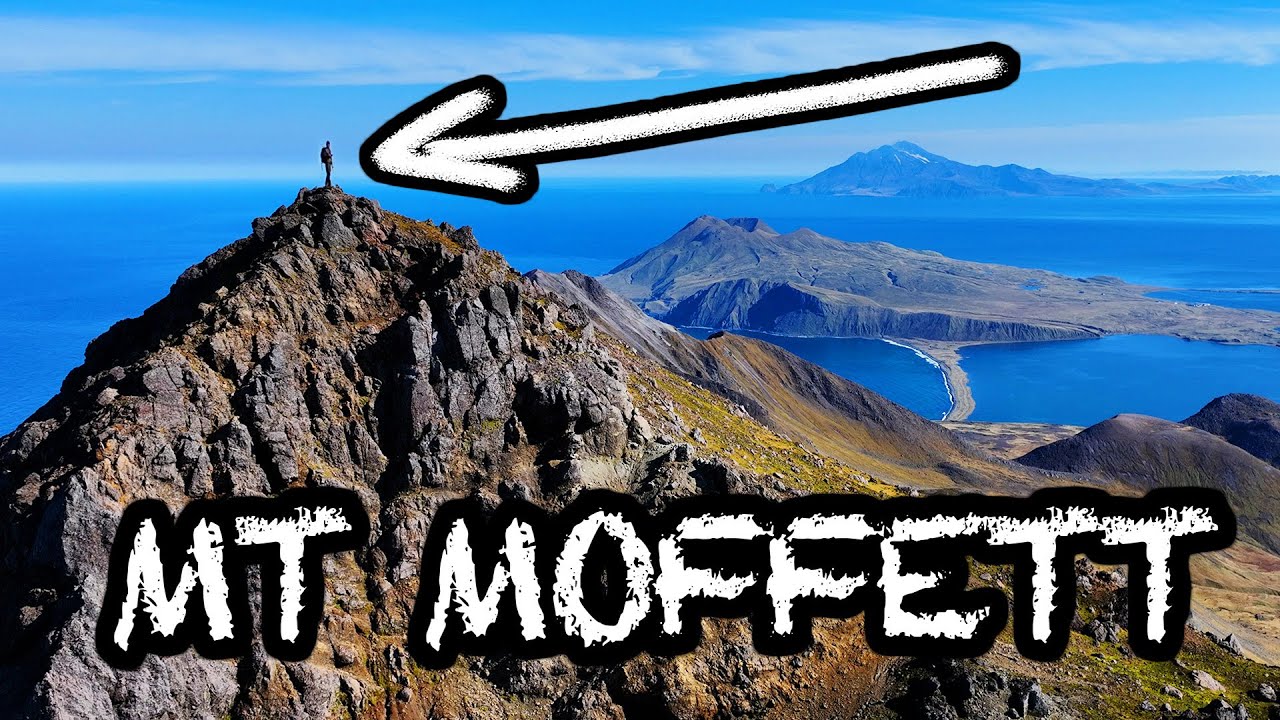 ADAK, ALASKA - Climbing Mount Moffett