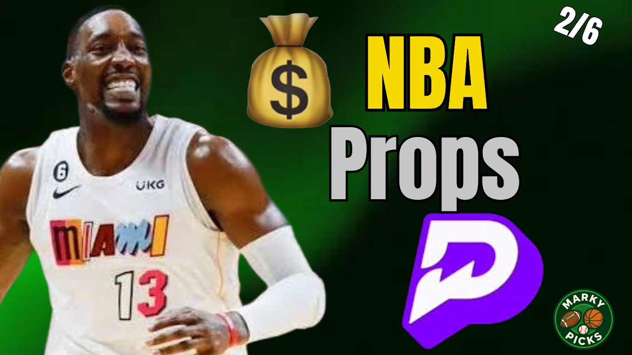 NBA Player Props 2/6 | BEST PrizePicks Friday! | FREE Picks with Projections!