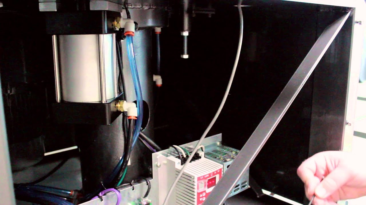 Adjusting the Cushion on the Lift Cylinder on Automatic Press