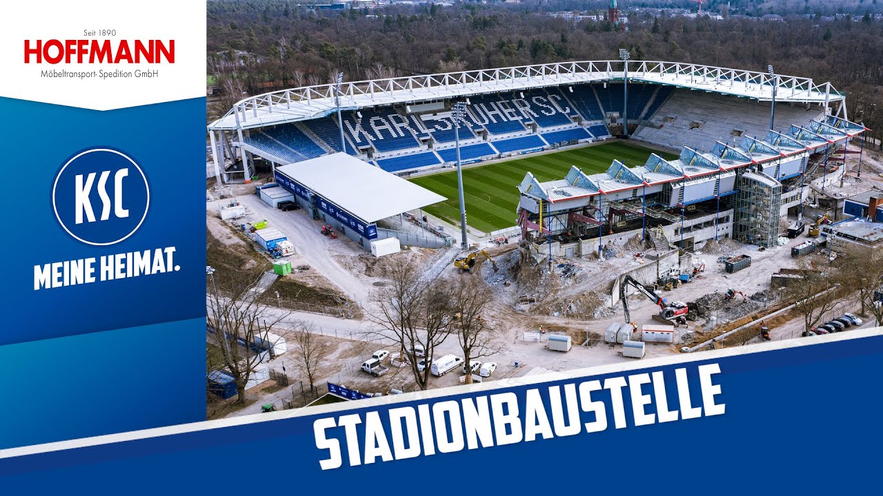 Karlsruher Wildpark - Die Stadionbaustelle - Kleines Baustellenupdate