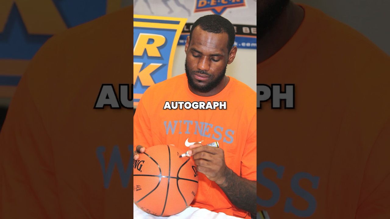 Never ask LeBron for his autograph