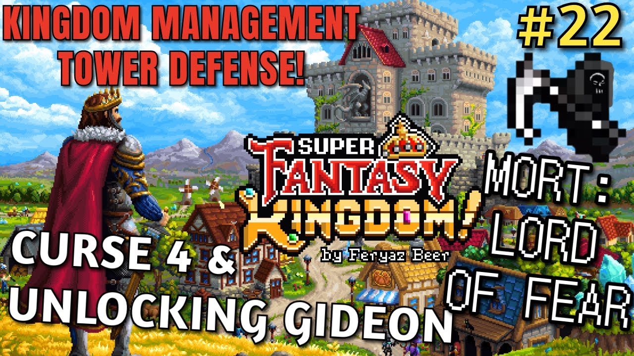 Roguelite Kingdom Management & Tower Defense! Curse 4 attempt! Super Fantasy Kingdom! Mort!