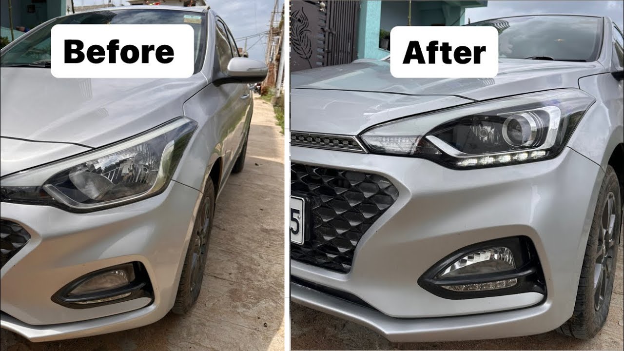 Hyundai Elite i20 Asta (2018) Projector Headlamps Installation 😍🔥 Full video | Anurag Imley Vlogs