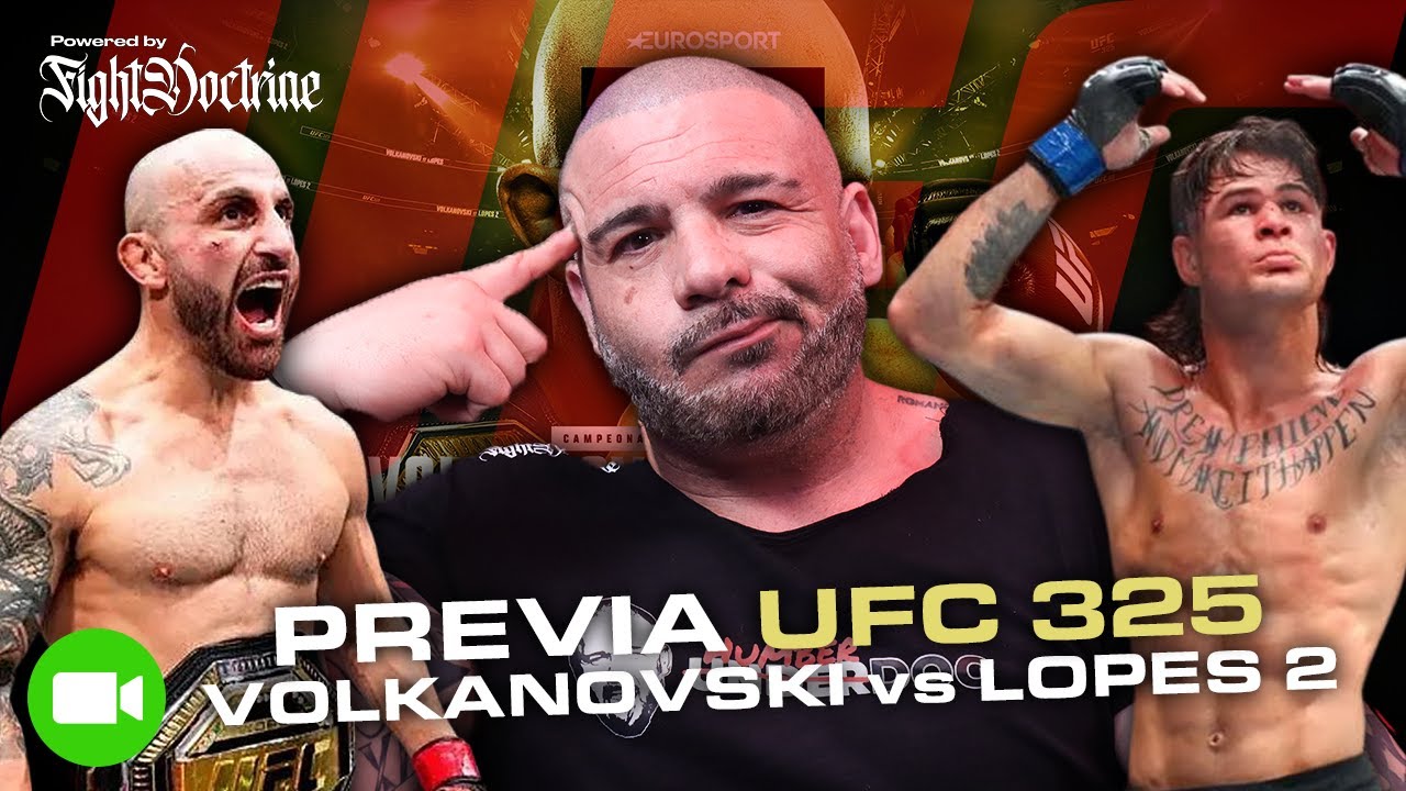 PREVIA UFC 325 - VOLKANOVSKI vs LOPES 2 - HOOKER vs SAINT DENIS - FIZIEV vs RUFFY