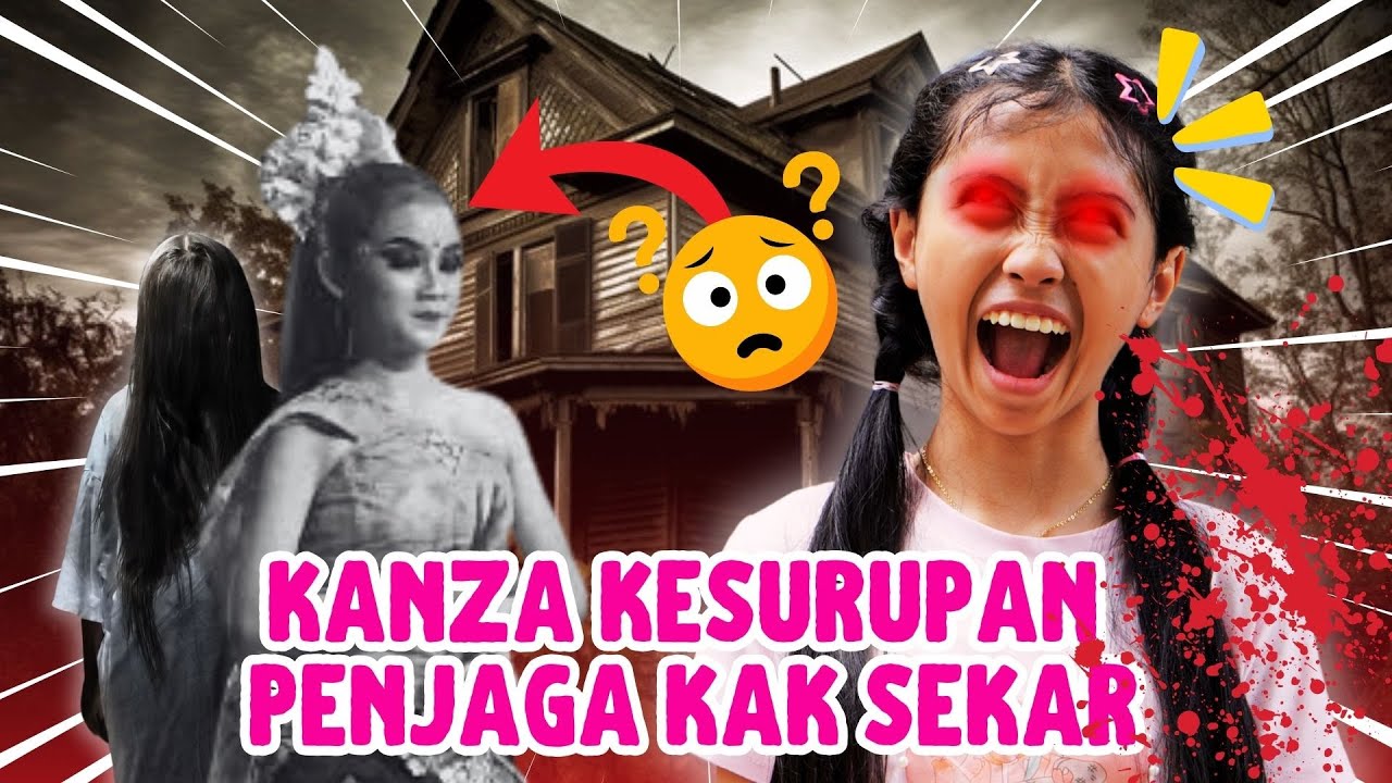 KANZA KESURUPAN PENJAGA SEKAR GWSM❓😱😱 #vloganak #funny #aisyahkanza #lucu #gwsm