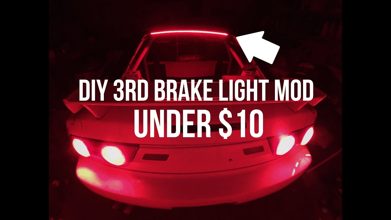 DIY 240sx 3rd Brake light LED Strip Under $10!!
