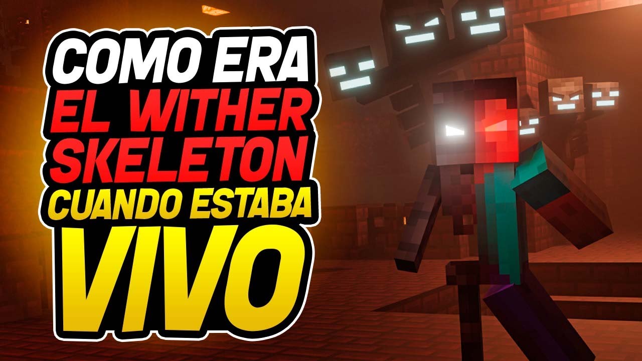 Si el Wither es un MOB NO MUERTO ¿Cómo era el cuando estaba vivo?