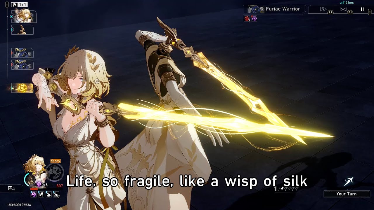Aglaea English Battle Voice Lines