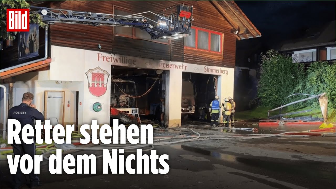 BAYERN: Feuer bei der Feuerwehr