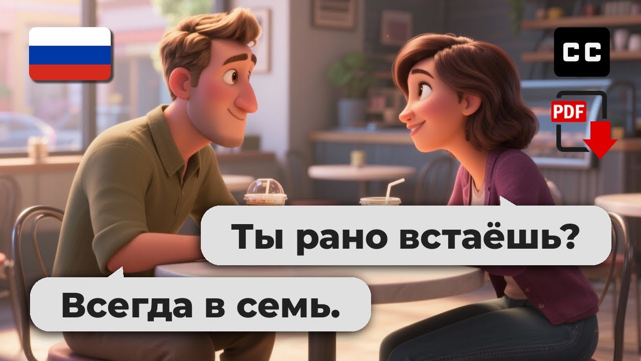Easy Russian Conversation for Beginners &ndash; ☕ Daily Routine in a Caf&eacute;