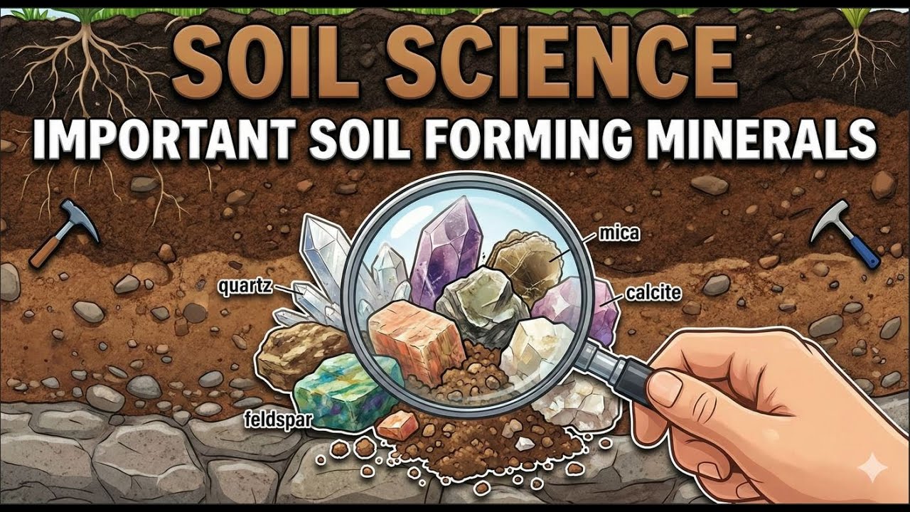 Soil Forming Minerals: Classification & Properties | Soil Science Lecture | B.Sc Agriculture