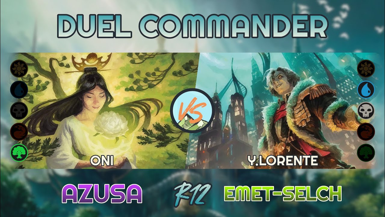 Azusa vs. Emet-Selch - CDF 2025 - Day 2 - R12 - Duel Commander│MTG│bitzelberg