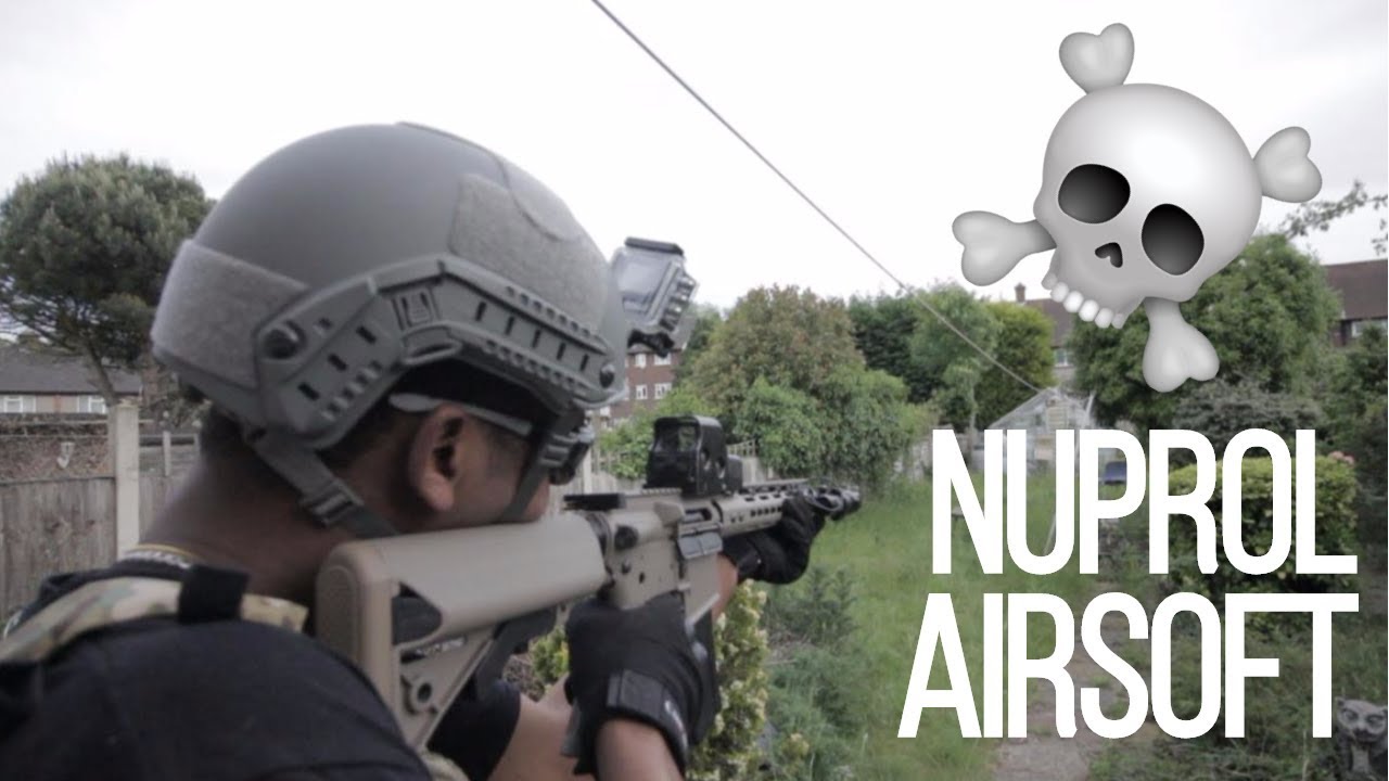 Nuprol Airsoft (AEG) Rifle VS Human