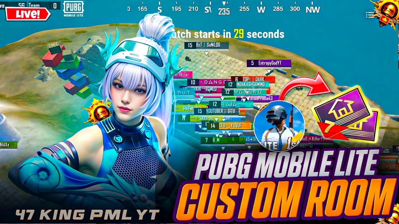 47 KING PML YT is live 🔴 PUBG MOBILE LITE😍 UNLIMITED ROOM 🔥ENJOY WITH 47KING 😍🔥 FULL BOOM 💥