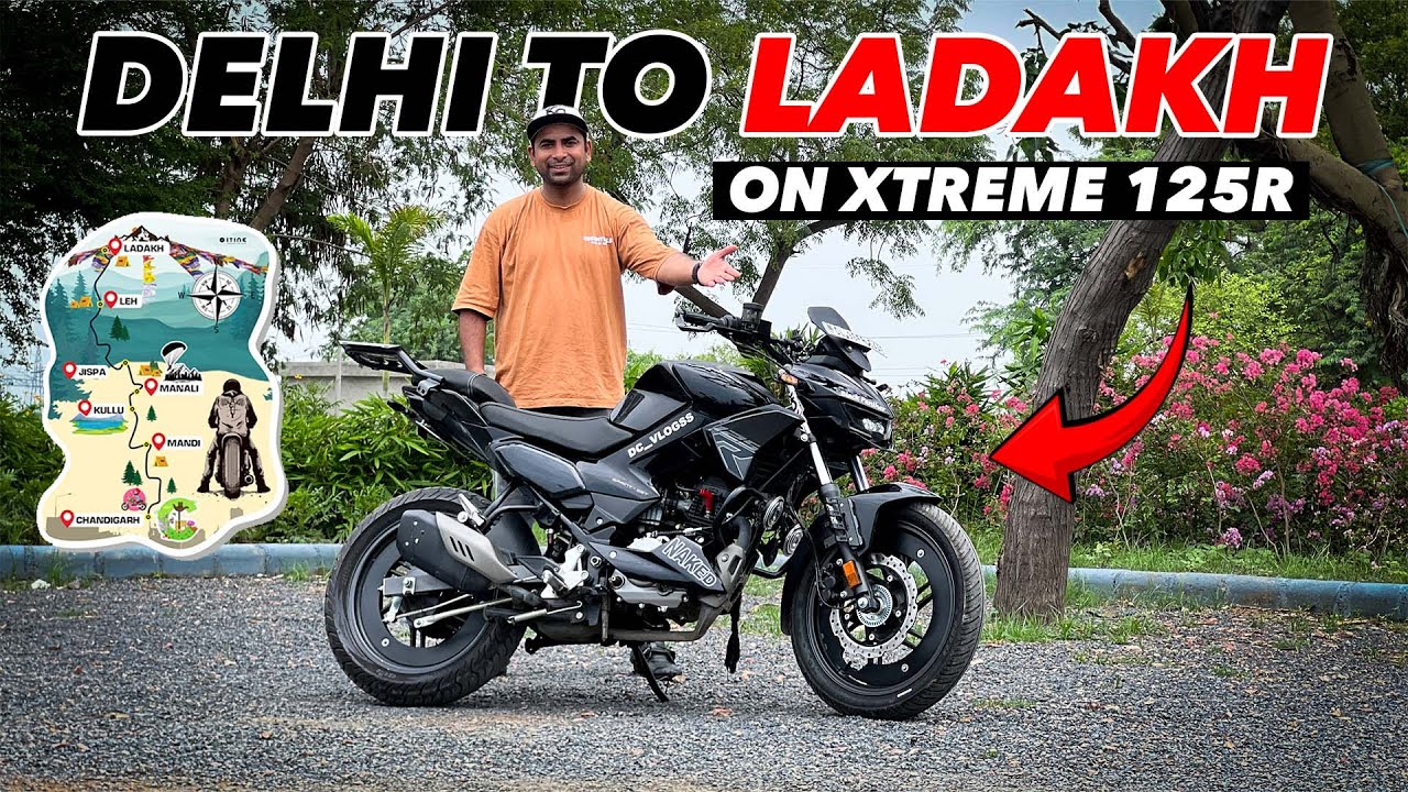 भाई ने बाईक लेते ही Leh Ladakh निकल गए 😍Hero Xtreme 125R Full Ownership Review 🔥 Long Tour की कहानी