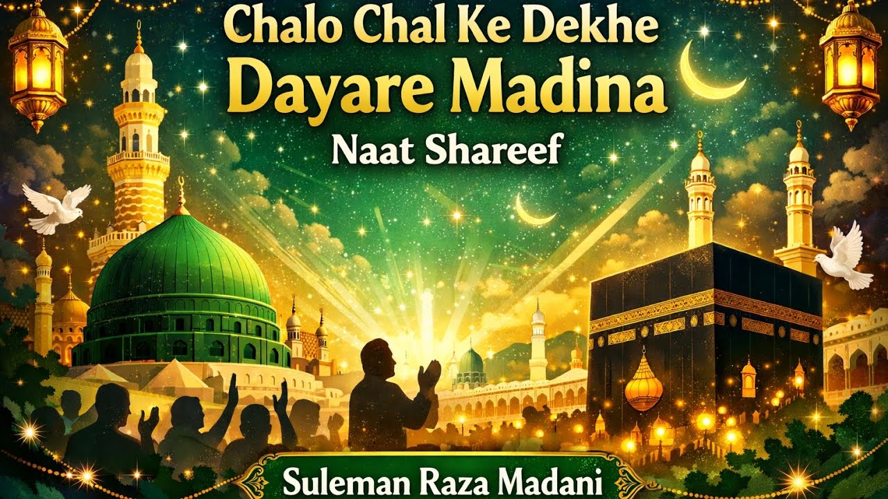 Chalo chal ke dekhe Dayare madina 🥹new awaz new andaz Suleman Raza Madani 🥹🥹🥹🥹