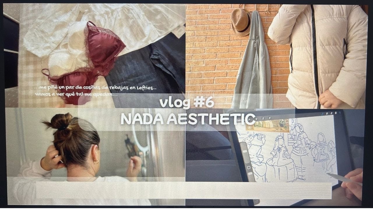 Mini Vlog #6: probando rebajas de Lefties, vendiendo mi sudadera favorita y dibujando en Procreat