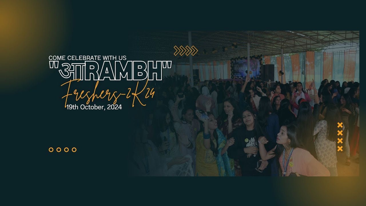 🎉 A Memorable Fresher's Party-2024 at Ashoka Institute of Technology and Management 🎉