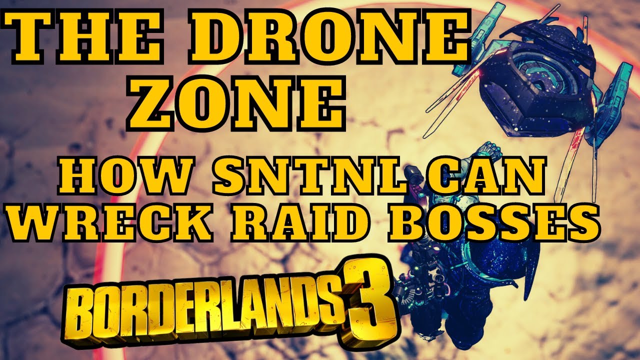 The Drone Zone Zane Build Borderlands 3 *SNTNL CAN WRECK RAID BOSSES*