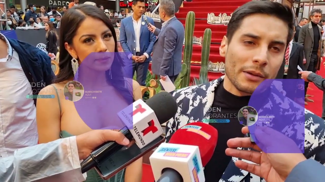 Alex Perea Encontró el Amor así llega acompañado al estreno QUE VIVA MÉXICO Se sonroja Qué viene?