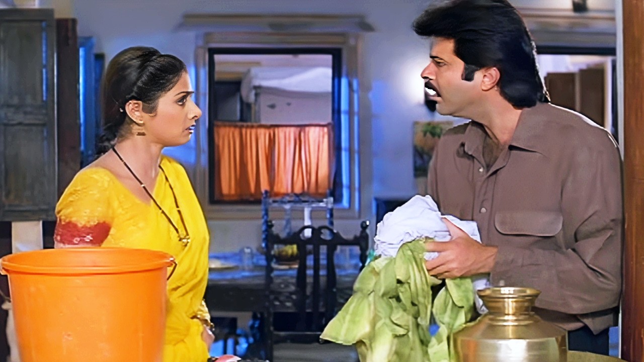 तुम्हारे साथ शादी करके तो मै भिकारी की जिंदगी जी रही हूँ | Anil Kapoor & Sridevi Jabardast Scene