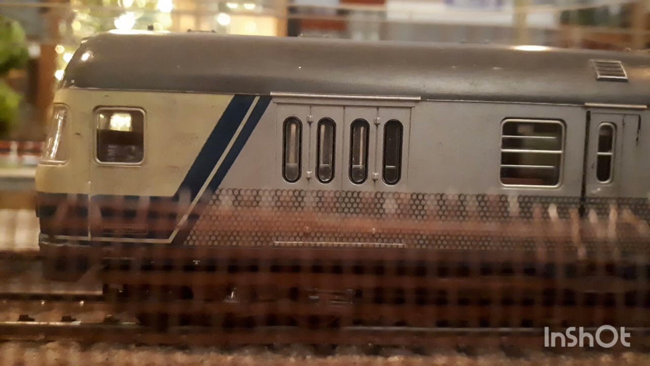 Die kleine Märklin Bundesbahn-Anlage. Der "Karlsruher-Kopf".