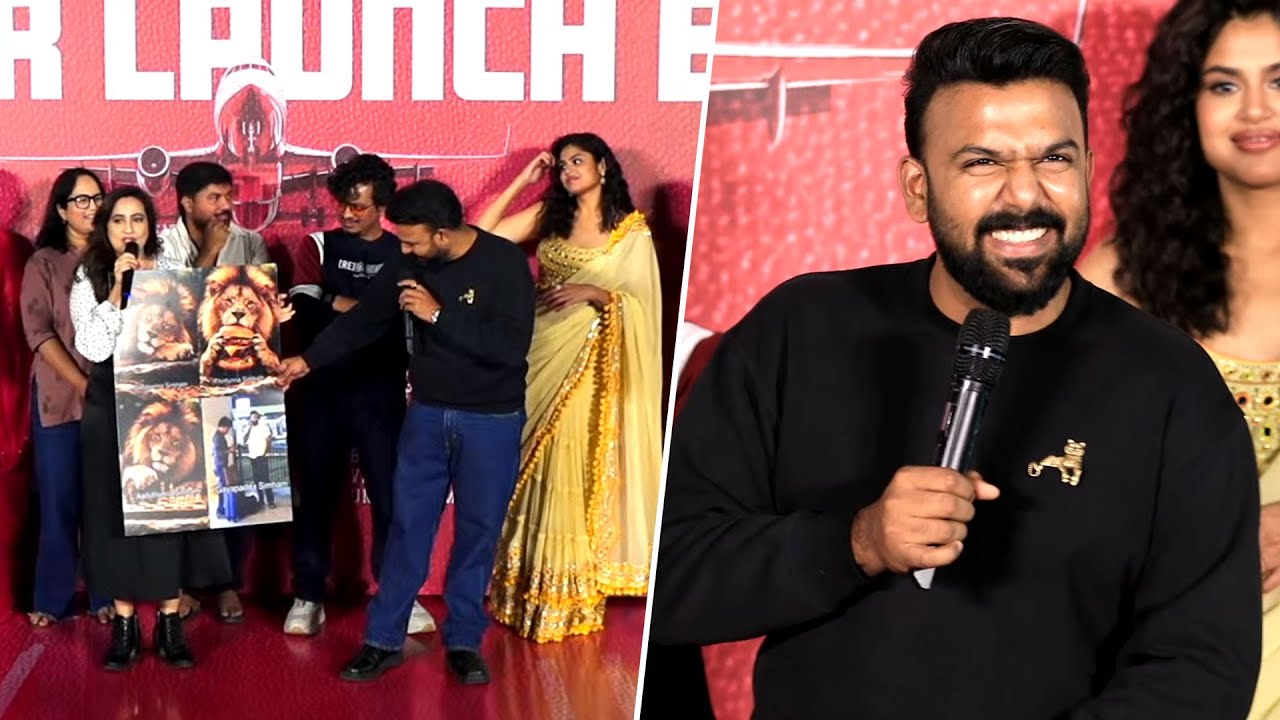 Tharun Bhascker Fun Speech @ #GaayapaddaSimham Traiser Launch
