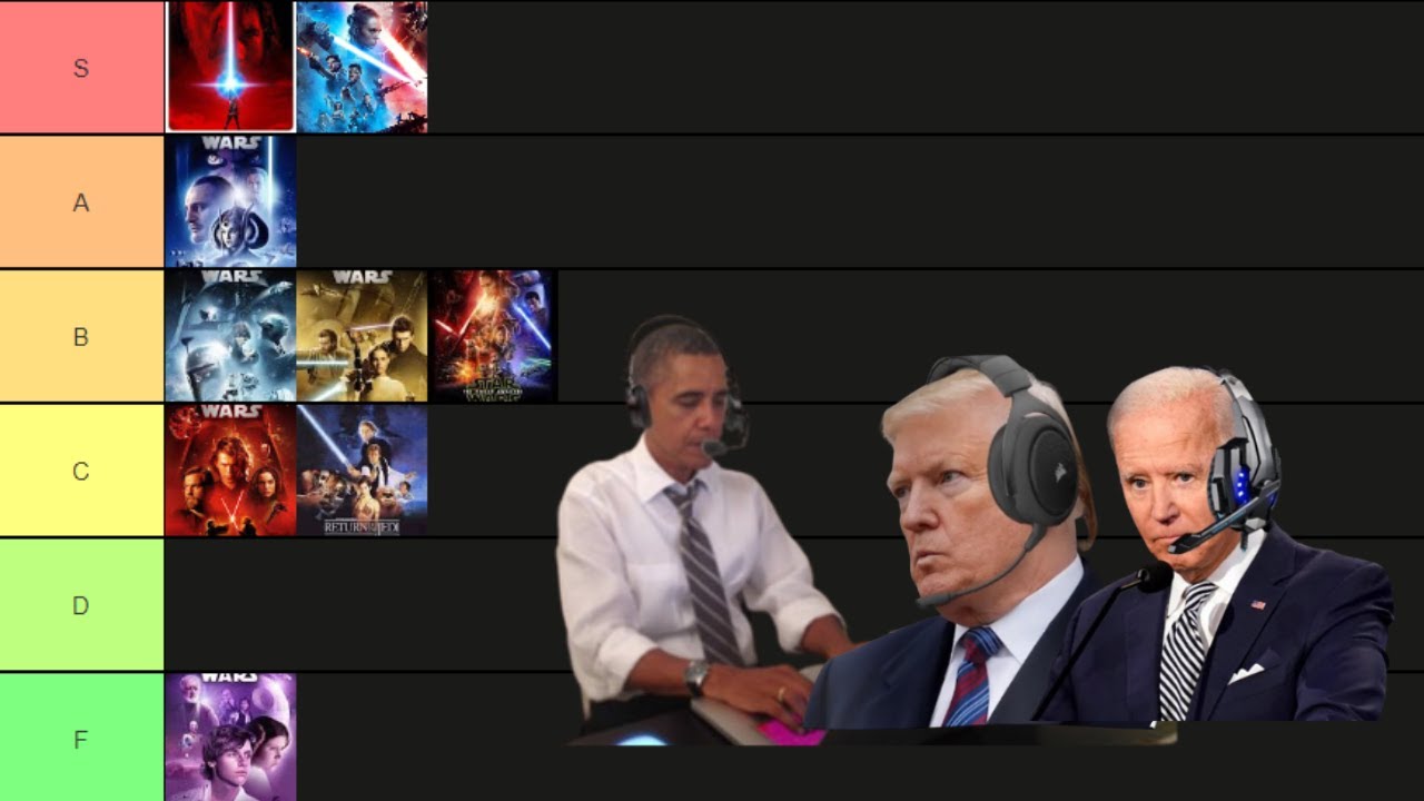 Obama, Biden, and Trump Rank the Star Wars Movies