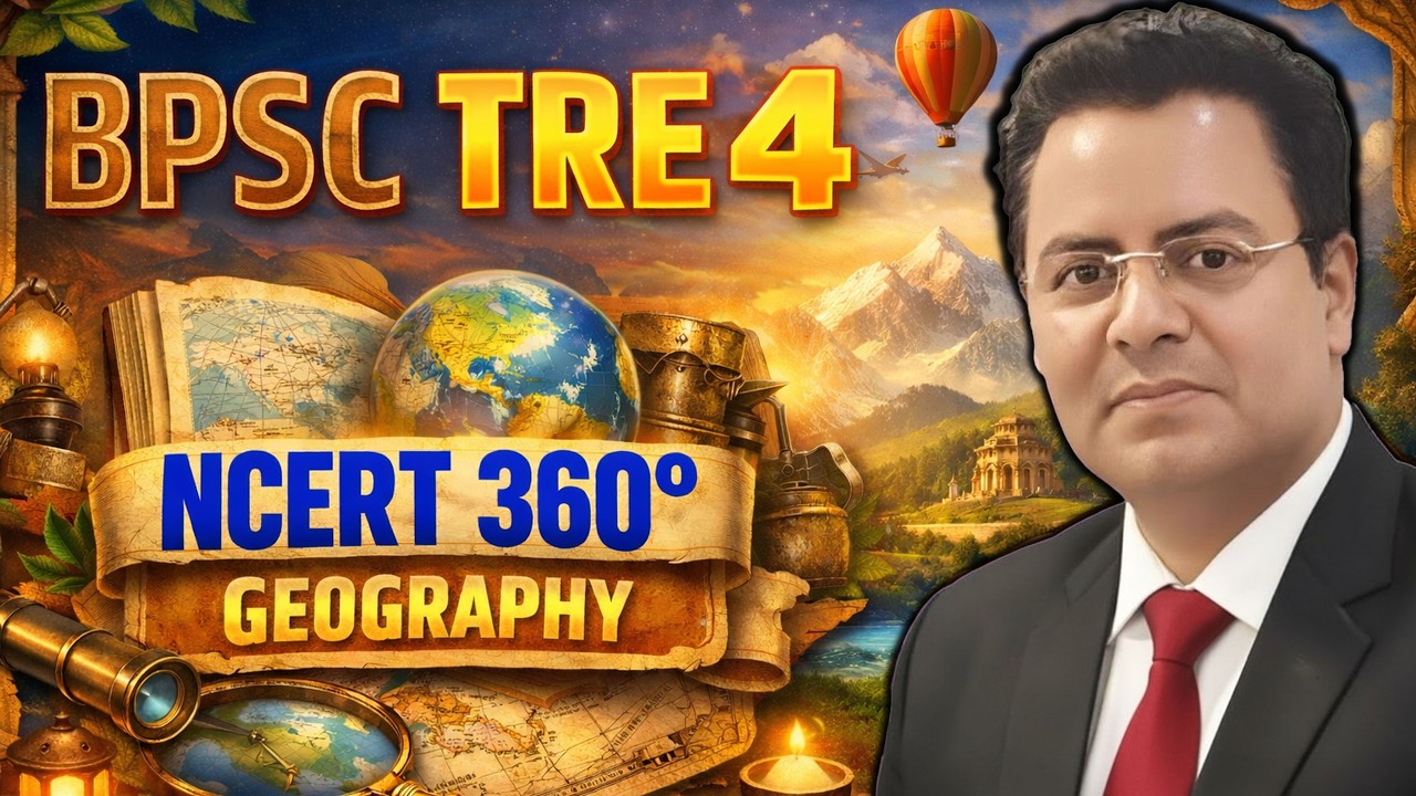 BPSC TRE 4.0 | NCERT 360° Class 6th - 12th | Bihar Teacher 4 NCERT Geography Class | Lakshman Sir