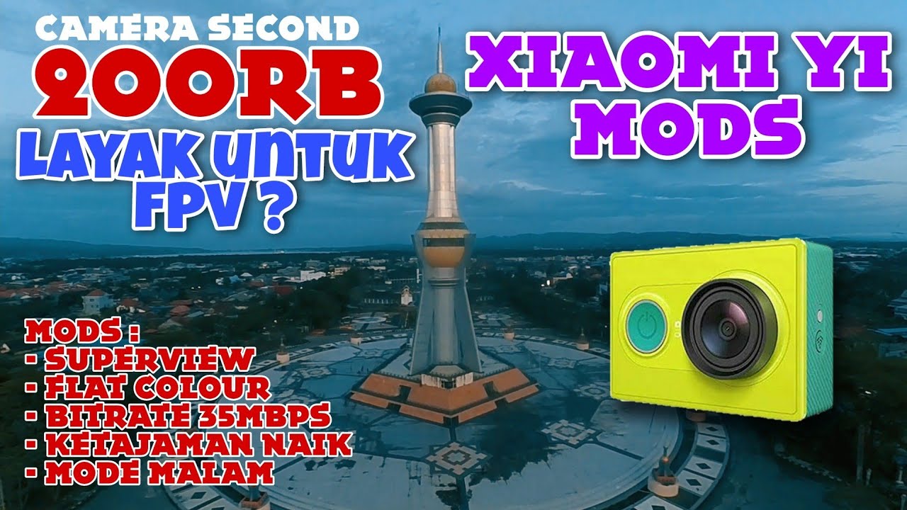 Xiaomi Yi Camera Mod Superview Gopro Tune Flat Colour 35mbps Bitrate