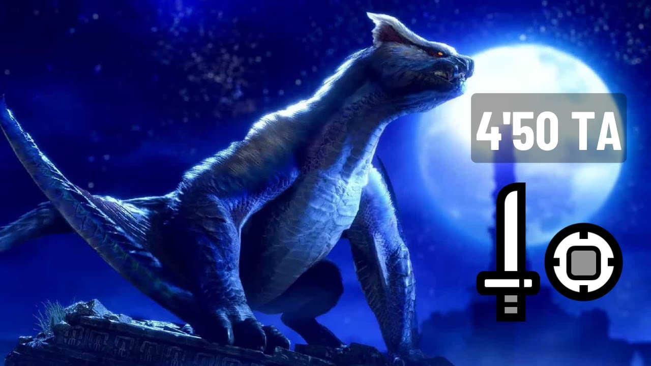 MHRS [Switch] Lucent Nargacuga SnS Solo TA Wiki Rules - 4'50''13