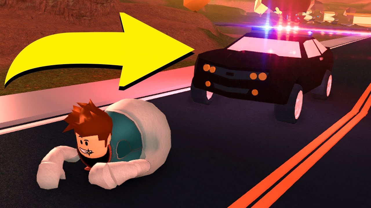 GETTING PULLED OVER IN ROBLOX JAILBREAK..
