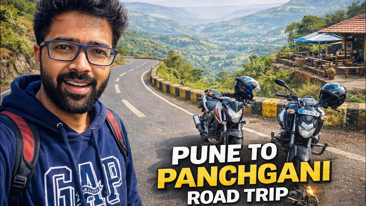 Pune to Panchgani Bike Trip 🏍️ | Western Ghats, Friends & Resorts