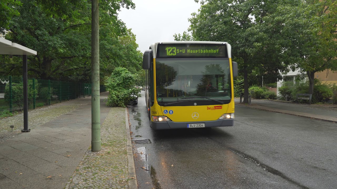 Germany, Berlin, bus 123 ride from Popitzweg to U-Bahnhof Halemweg