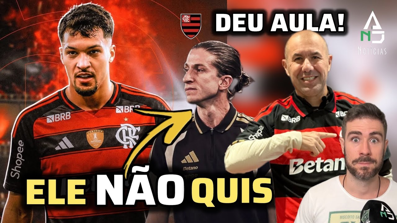 POR ISSO O FLAMENGO NÃO CONTRATOU UM 9! Léo Jardim DEU AULA para Filipe Luís! 