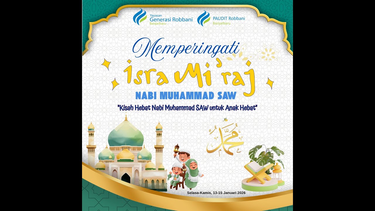 LIVE 🔴 LOMBA BERCERITA DAN BERNYAYI PAUD IT ROBBANI BANJARBARU