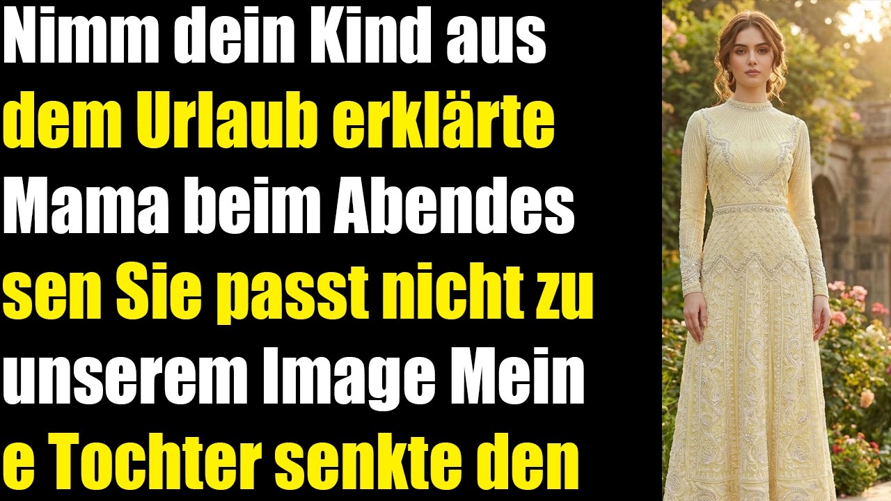 Mama sagte Nimm dein Kind vom Urlaub  Sie passt hier nicht rein Dann...