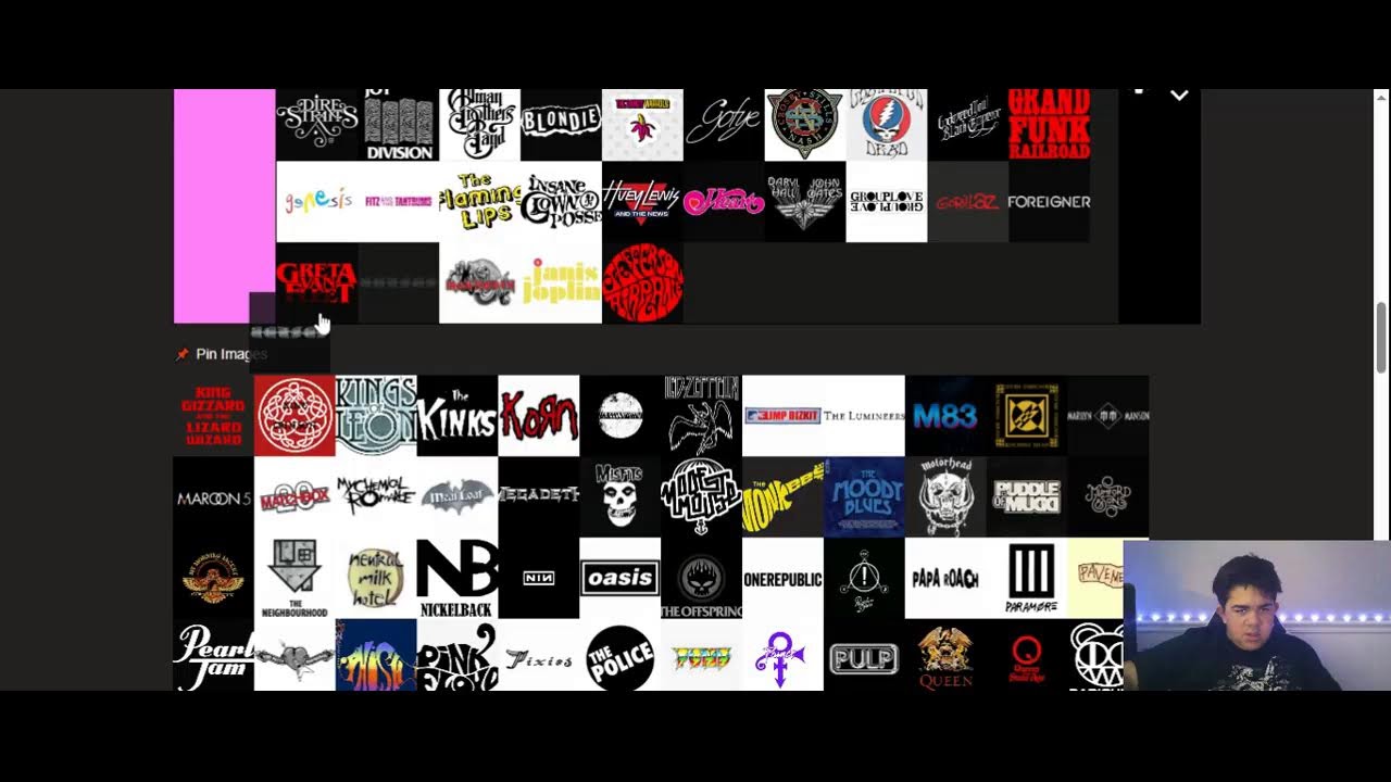Ranking Bands Tier List! | 01/07/26 Live Stream | EthanBroDudeMan
