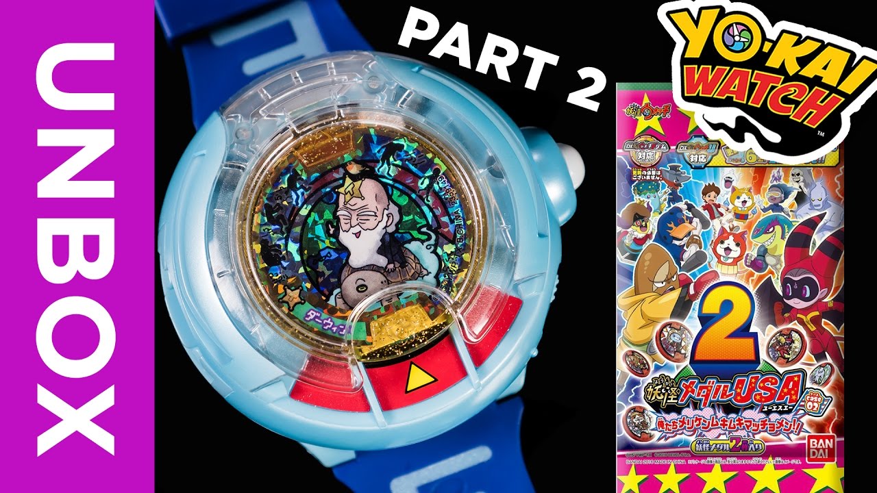 Yo-Kai Medal USA CASE 02 Unboxing  Part 2 - Japanese Yo-kai Watch