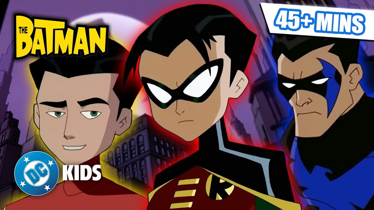 From Robin to Nightwing - The FULL Story! 🐦🦸‍♂️ | The Batman Seasons 1-5 | #KidsCartoons @DC Kids