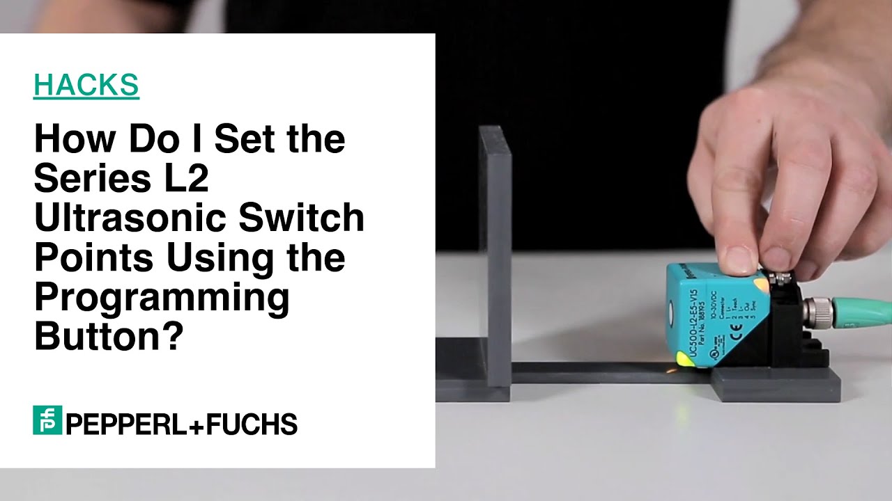 How To: How Do I Set the Series L2 Ultrasonic Switch Points Using the Programming Button?
