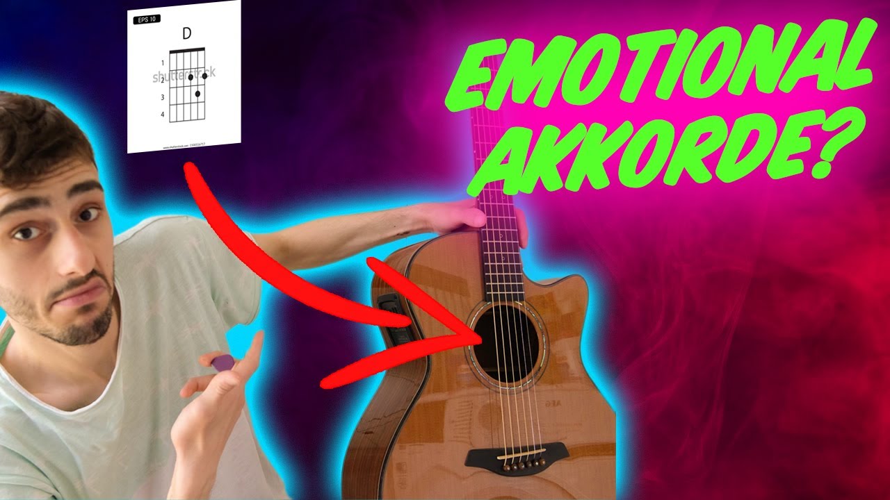 Emotionale Melodien mit einfachen Gitarrenakkorden ?