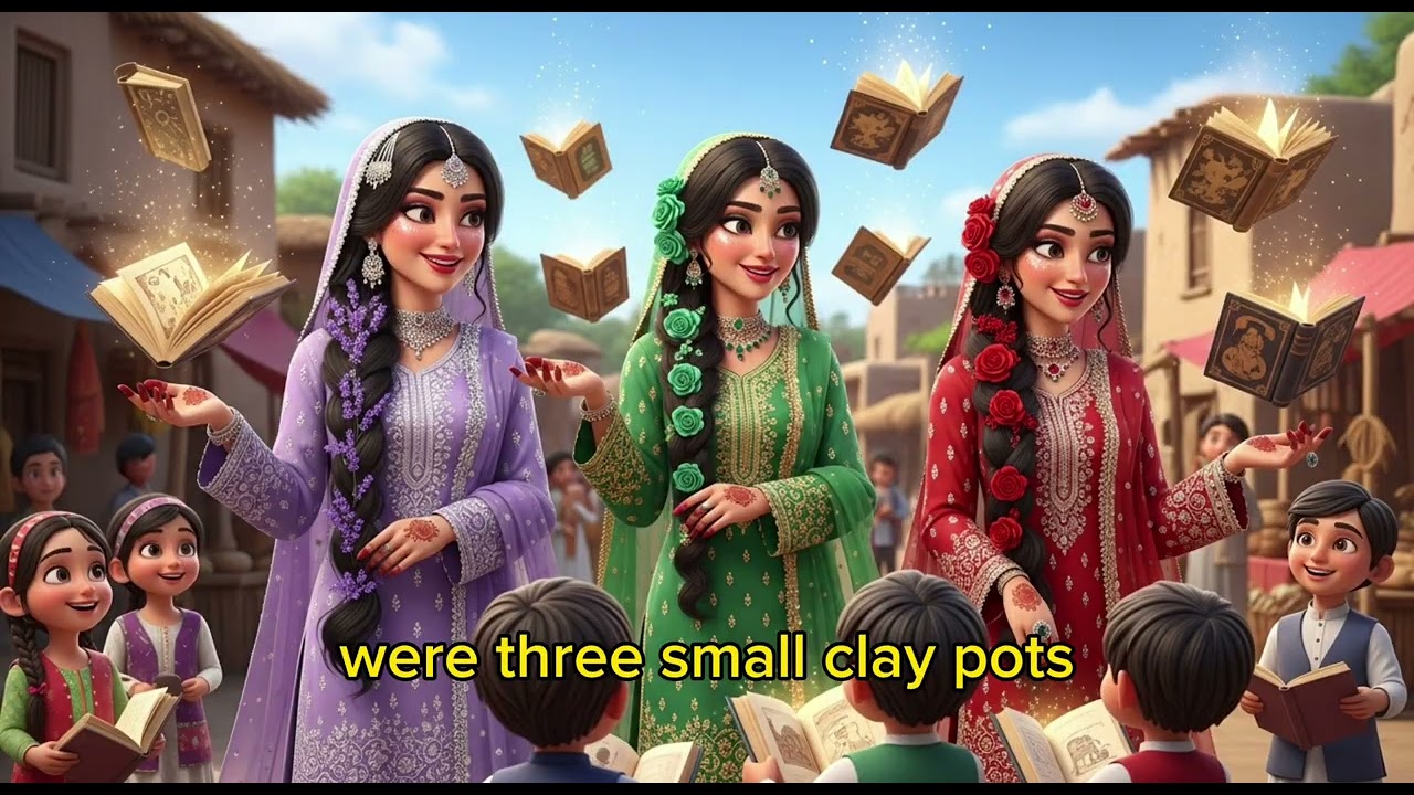 ✨ The Three Poor Sisters and Their Magical Pots | Animated Moral Story for Kids | Short Story