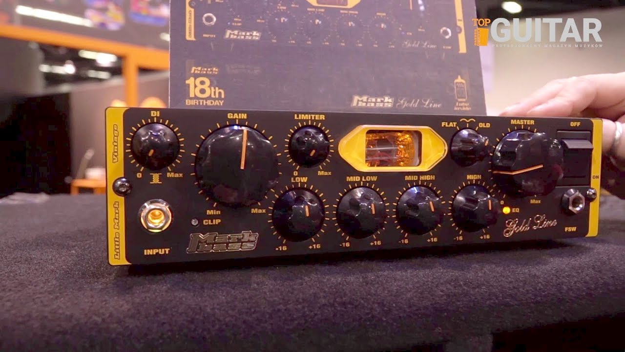 NAMM 2019 - New Bass Amp, Tube Compressor and Bass Guitars from Markbass