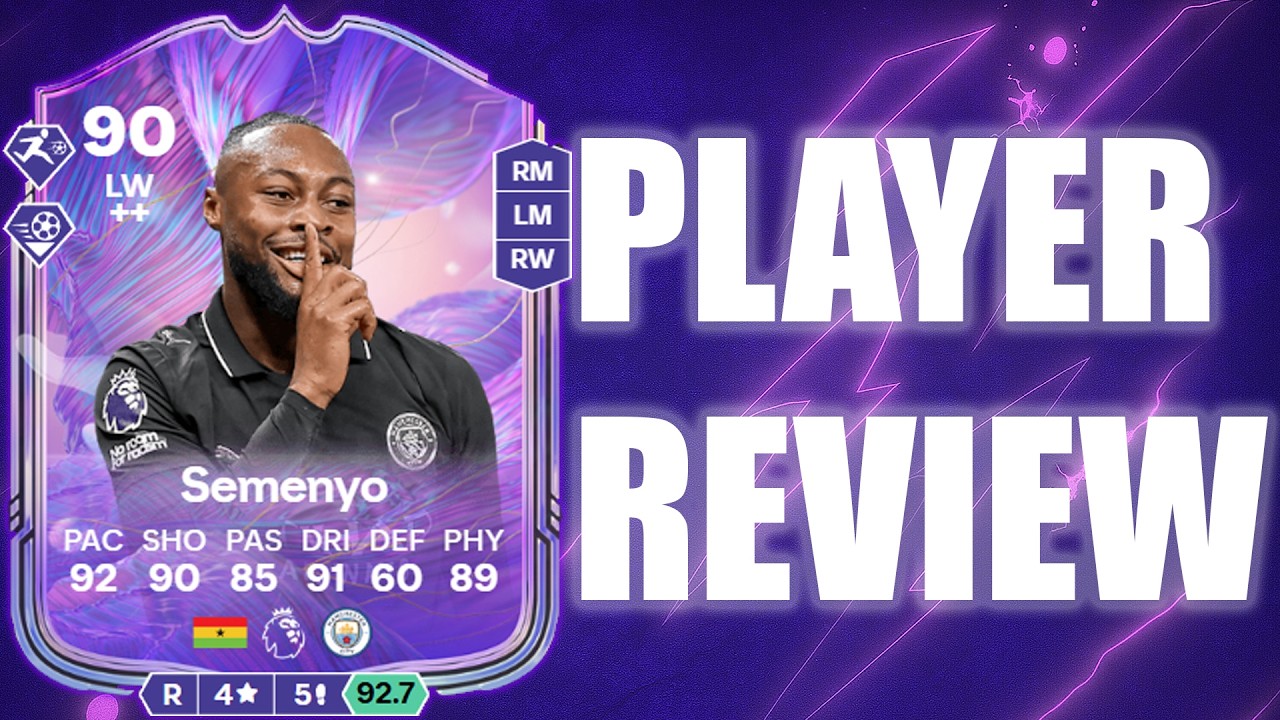 EA SPORT FC 26: ANTOINE SEMENYO 90 FANTASY PLAYER REVIEW