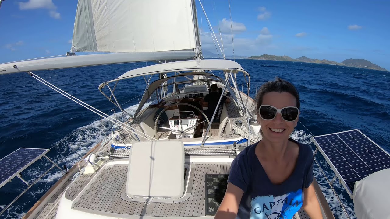 ep57 - Sailing St.Kitts &ndash; Hallberg-Rassy 54 Cloudy Bay -  Jan 2019