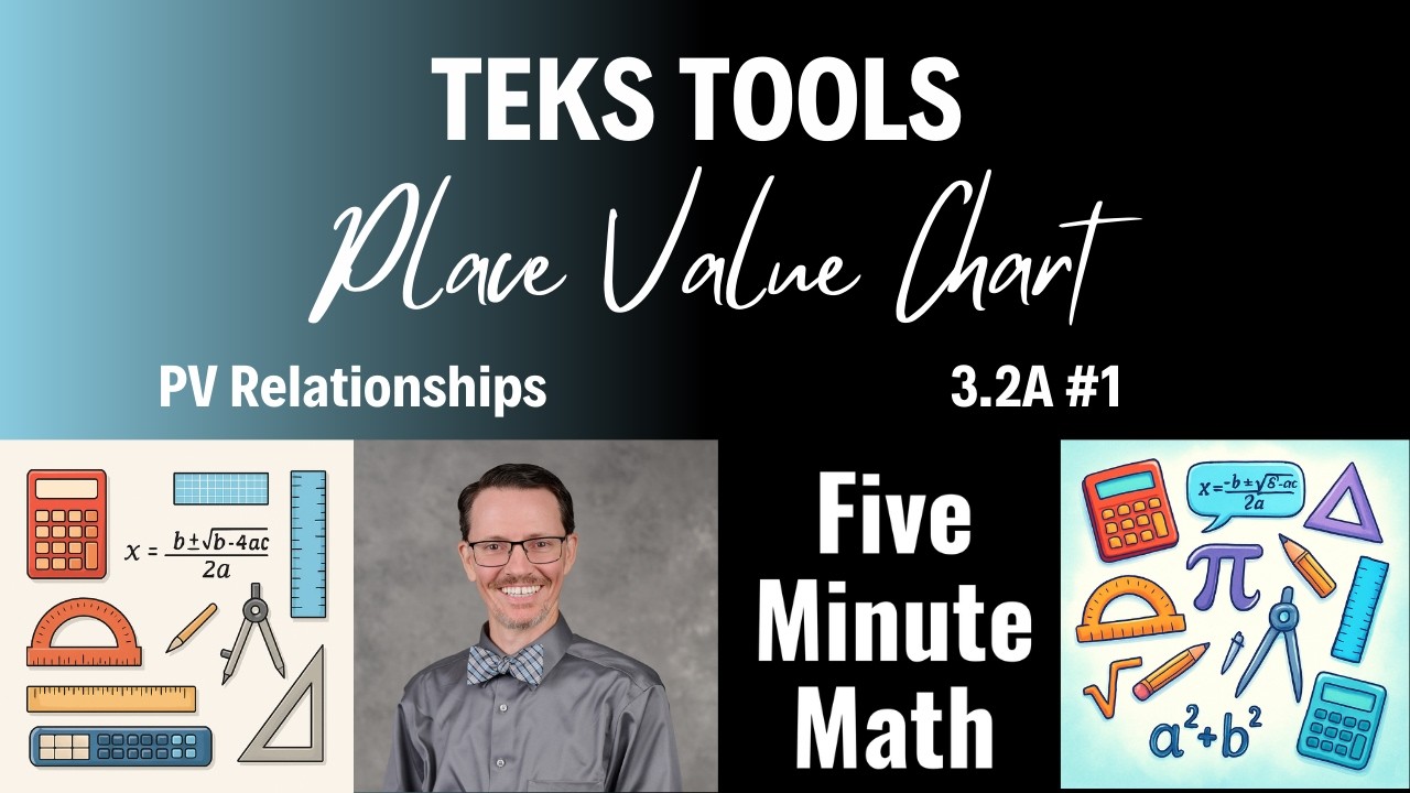TEKS Tools Place Value Chart: PV Relationships (3.2A #1)